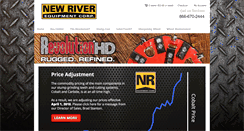 Desktop Screenshot of newriverequipment.com